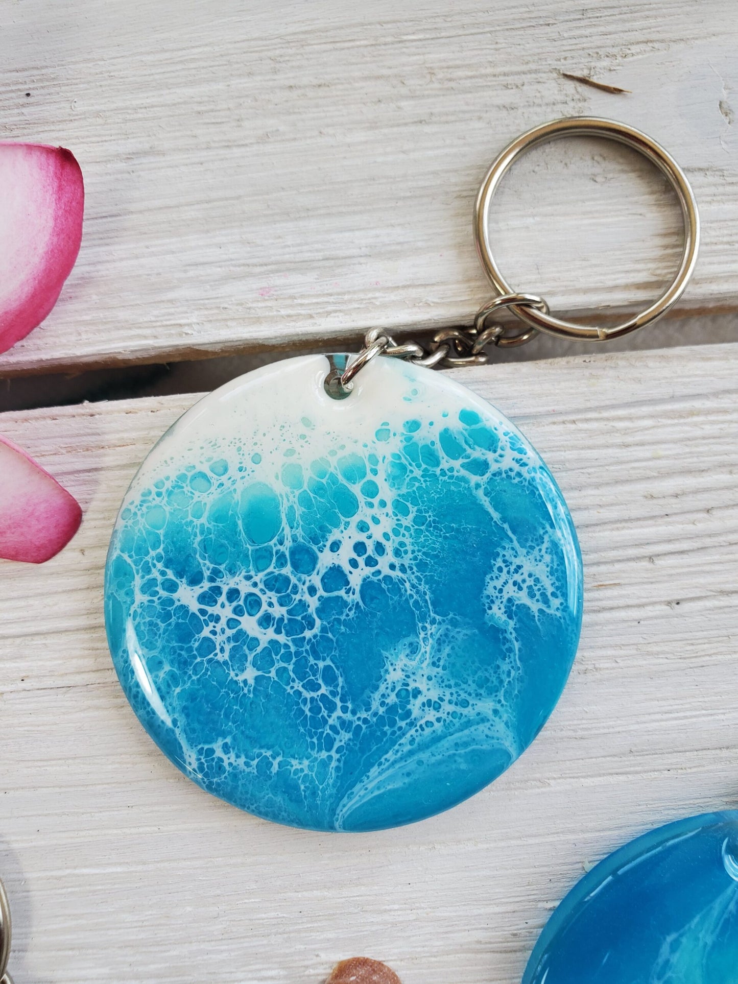 "Keep Me In The Keys" Ocean Keychain