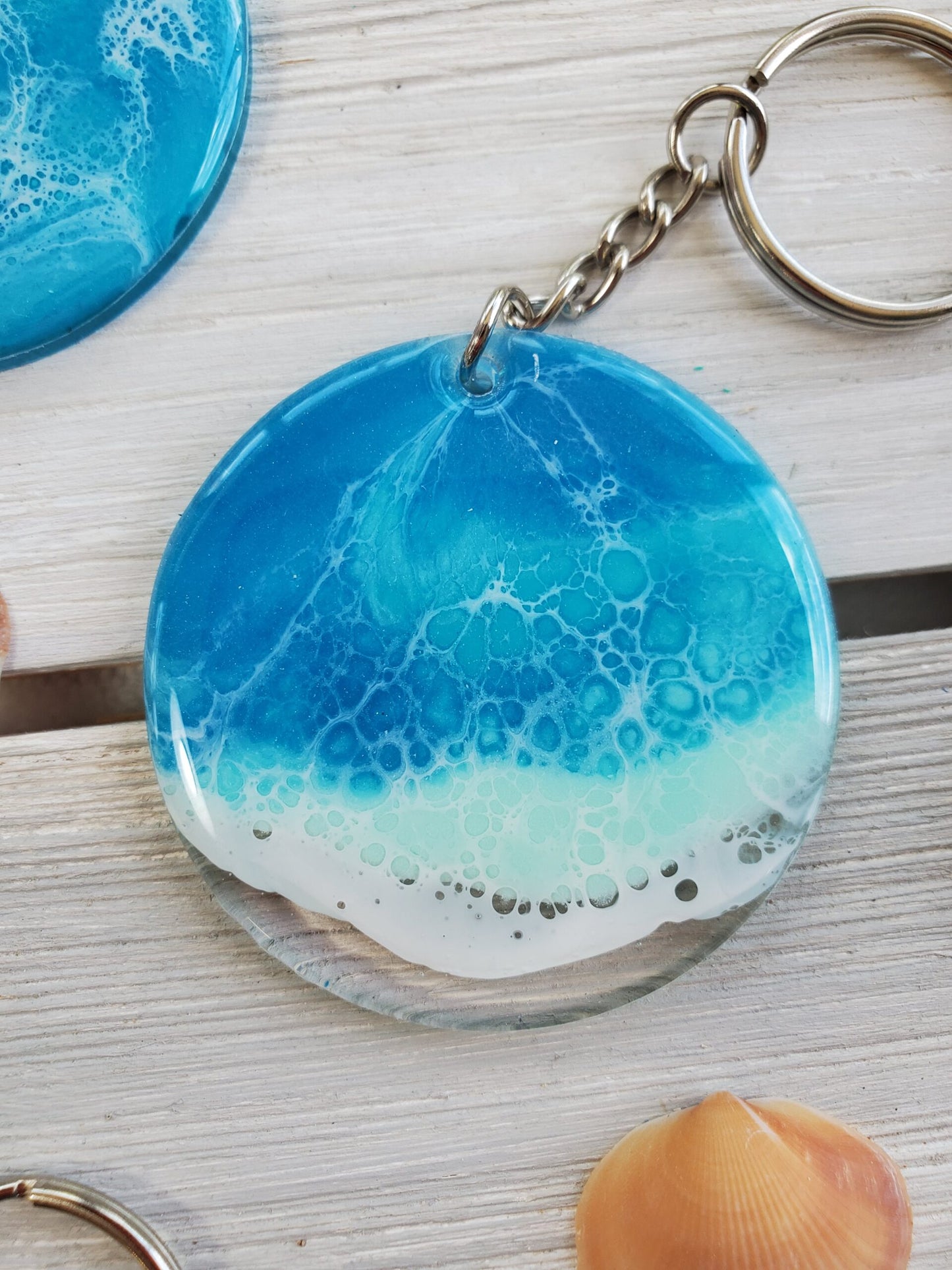 "Keep Me In The Keys" Ocean Keychain